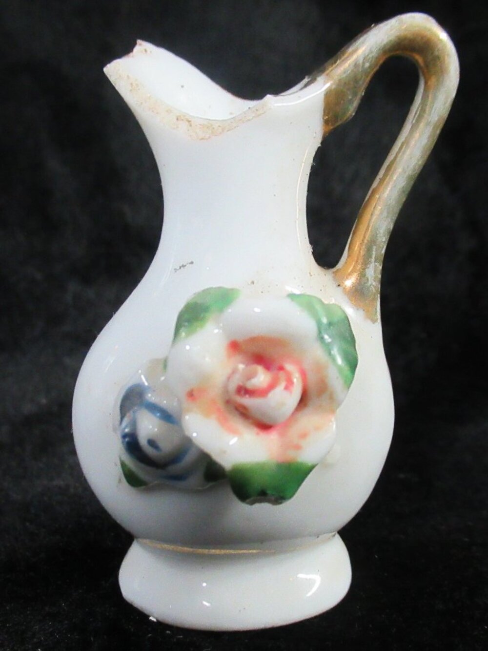 Small Single handle Rose Vase / Pitcher *FLAWED*